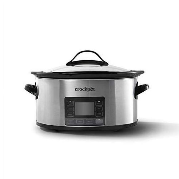 Olla de cocción lenta Crock Pot 6Qt con tecnología MyTime