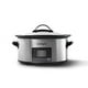 thumbnail image 1 of Olla de cocción lenta Crock Pot 6Qt con tecnología MyTime, 1 of 8