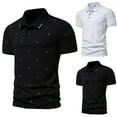 thumbnail image 2 of Akiihool Mens Polo Shirts Short Sleeve Mens Golf Polo Shirts Classic Short Sleeve T Shirt (Black,XL), 2 of 5