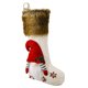 thumbnail image 1 of Calcetín navideño lindo 3d gnomo sueco calcetines de Navidad colgantes chimenea árbol decoraciones regalo bolsa de dulces, 1 of 5