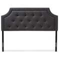 thumbnail image 3 of Baxton Studio Mars Modern and Contemporary Dark Grey Fabric Full Size Headboard, 3 of 5