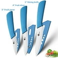 thumbnail image 4 of 3-Piece Ceramic Paring Knives,5" Utility Knife 4" Slcing Knife and 3" Peeling Knife Vegetables Fruit Kitchen Knives Cutter Tool, 4 of 6