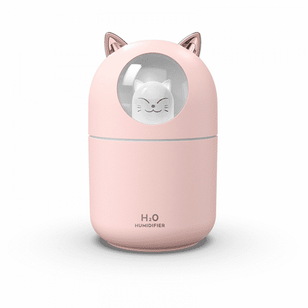 

Little Cat Water Replenisher Portable Atomizer with Humidification Air Suitable for Elderly At Home As A Festival Gift(Pink)