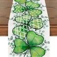 thumbnail image 1 of Buy 2 Save 10% Table Runner For St Patricks Day Decorations Irish Cover Spring Green Holiday Home Kitchen Centerpiece Decor, 1 of 3