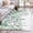 Green, variant on 3'x5' Area Rugs, Eucalyptus Leaves Indoor Outdoor Area Rug for Living Room Bedroom, Teal Botanical Summer Weeping Washable Bathroom Rugs Kitchen Floor Carpet Mats Home Decor Aesthetic