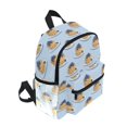 thumbnail image 2 of FORMRS Kids School Backpack with Front Zippered Pocket 12" Student Travel Daypack, Blueberry Pancake Pattern, 2 of 6