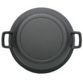 thumbnail image 5 of Kitchen Utensil Set 2 in 1 Pre-Seasoned Cast Iron Dutch Oven With Dual Handles, Outdoor Camping Deep Pot for Camping Fireplace Cooking BBQ Baking Campfire, 5 Quart.With 2pcs Silicone Handel Covers.,K, 5 of 16