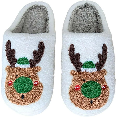 Christmas Greench Reindeer Slippers Pumpkin Slippers For Women Men Cute Comfy Bedroom Slippers Fall Home Slippers House Slippers Ladies Fuzzy Slippers indoor Memory Foam Slippers For Womens Mens