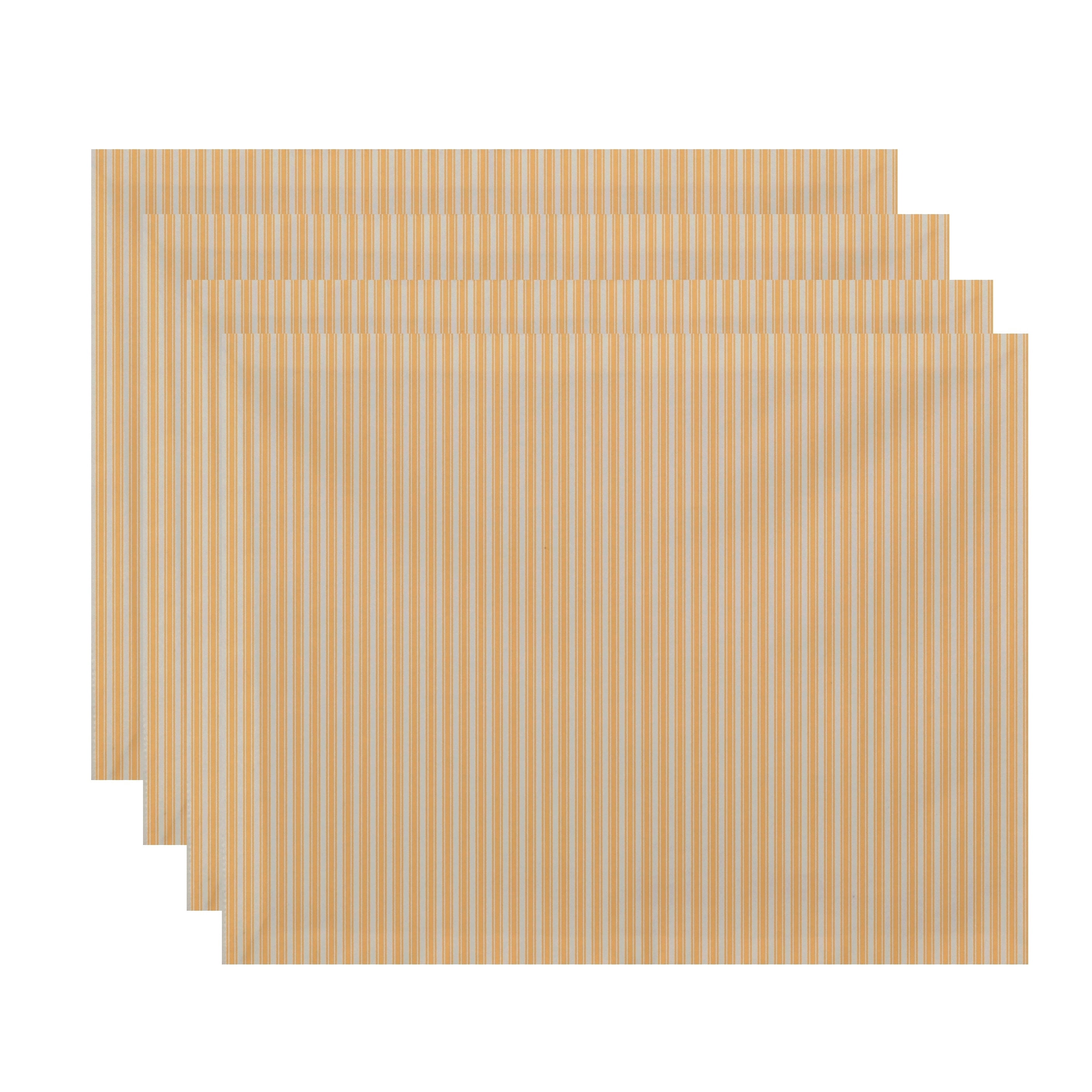 Simply Daisy, 18 x 14 inch, Ticking Stripe Placemat (set of 4), Navy Blue