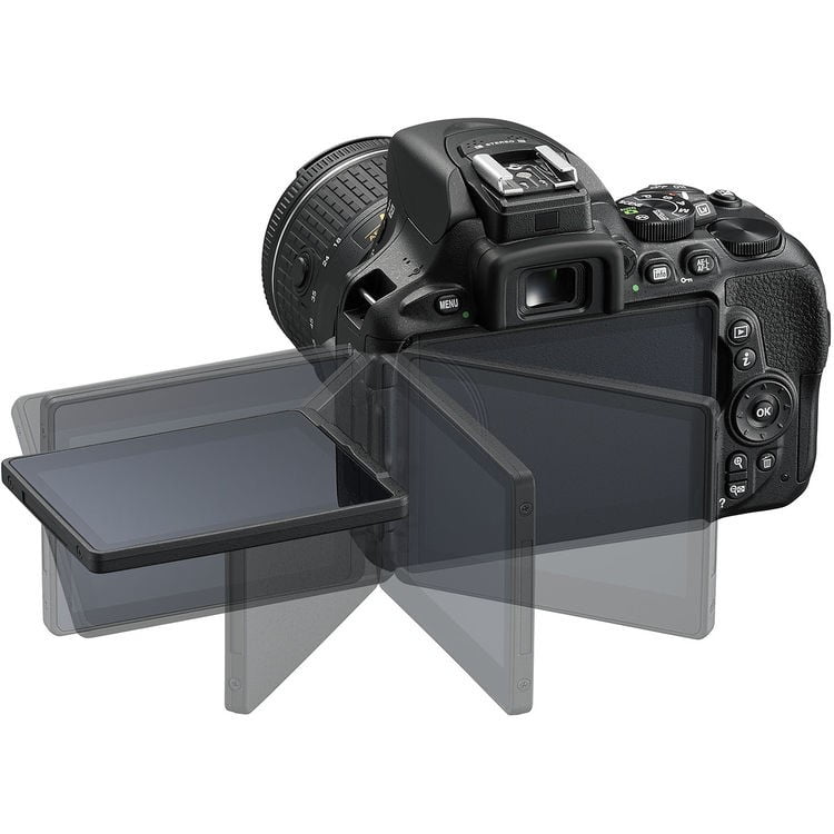Nikon D5600 DSLR Camera + 18-55mm VR Lens + 55-300mm VR Lens + 650
