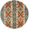 thumbnail image 4 of SAFAVIEH Aspen Tessan Southwestern Wool Area Rug, Navy/Ivory, 3' x 5', 4 of 10