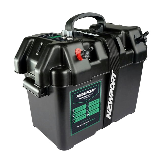 Caja de baterías inteligente para motor de pesca por curricán Power Center Newport