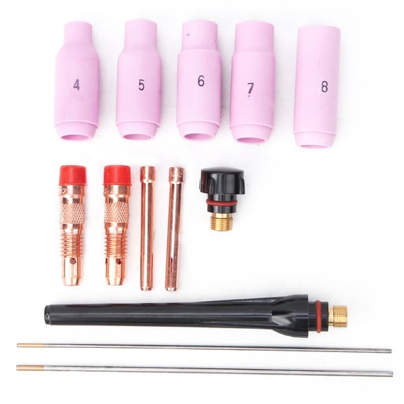 TIG Welding Torch Accessories 13PCS Consumables for WP-17 WP-18 WP-26