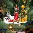 thumbnail image 2 of AnuirheiH Christmas Welcome Sign Decoration Wall Hanging Family Garden Small Hanging Tag, 2 of 3