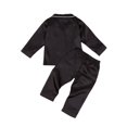 thumbnail image 3 of Toddler Baby Satin Silk Pajamas Set  Button-Down 2-Piece Sleepwear PJs for Kids, 3 of 6