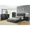 thumbnail image 4 of ACME Ireland Rectangular Wood 8-Drawer Storage Dresser in Black, 4 of 5
