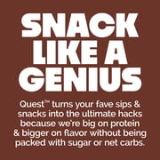 Quest Protein Bar, Chocolate Chip Cookie Dough Flavored, 21g Protein, Gluten Free, 4 Count