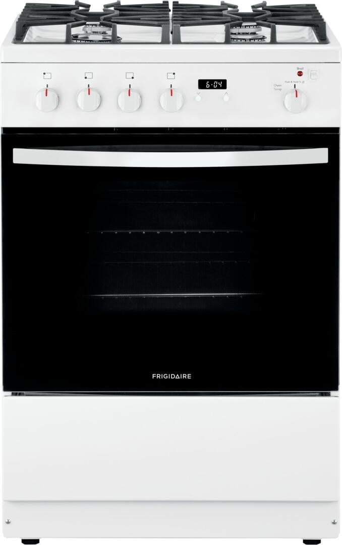 "Frigidaire FFGH2422UW 24"""" Freestanding Gas Range with 4 Sealed