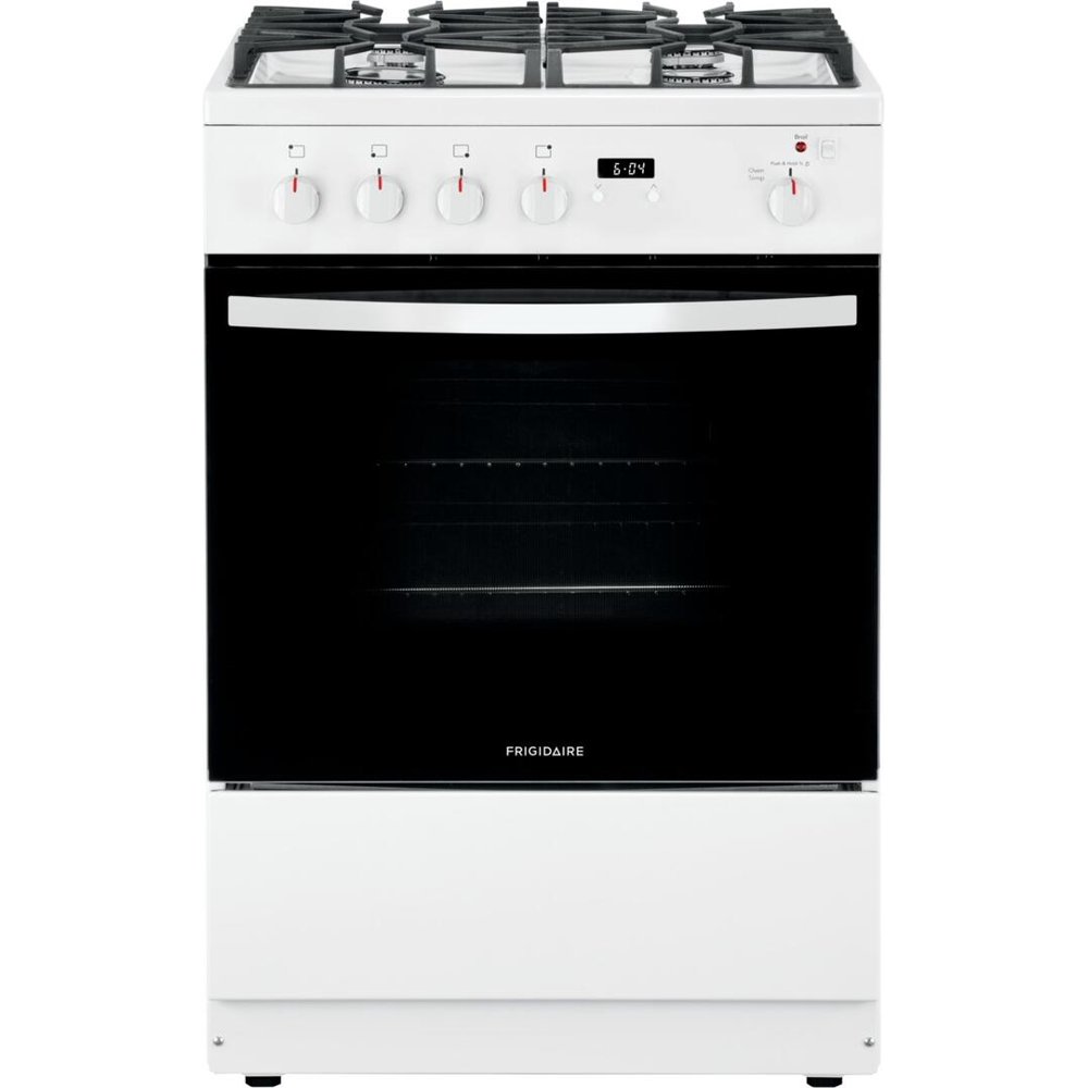 Frigidaire FFGH2422UW 24"" Freestanding Gas Range with 4 Sealed Burners 1.9 cu. ft. Oven