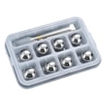 thumbnail image 3 of Cubos de hielo esféricos de acero inoxidable de 25 mm, fáciles de enfriar. 8pcs bolas de hielo, 3 of 6