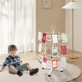 thumbnail image 4 of 3 Tier 24 Pocket 360° Rotating Greeting Card Rack Retail Display Post Card Rack, 4 of 13