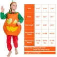 thumbnail image 7 of Halloween Light up Pumpkin Costume for Kids Toddler with Pumpkin Hat Boys Girls Fancy Dress Up, 7 of 7