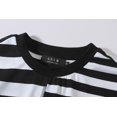 thumbnail image 4 of SSLR Men's Long Sleeve Striped Shirts T shirt Casual Crewneck Cotton Tee Shirts, 4 of 8