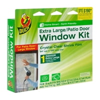 Duck Brand Shrink Window Kit, Extra Large Patio Door, 84 in. x 120 in.