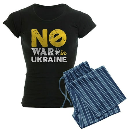 

CafePress - No War In Ukraine - Women s Dark Pajamas