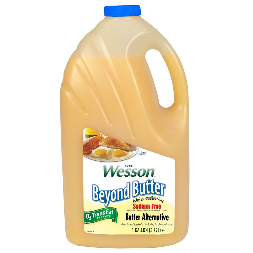 Wesson Beyond Butter Low Salt Liquid Shortening, 1 Gallon 3 per case