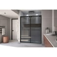 thumbnail image 5 of Encore 56-60 Inch W x 76 Inch H Semi Frameless Bypass Sliding Shower Door in Matte Black and Gray Glass, 5 of 9