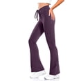 thumbnail image 1 of TaTaai Women's Plus Size Blue Yoga Pants High Waisted Solid Full Length Leggings Stretchy Non-See-Through Gym Workout Fitness Lounge Gift, 1 of 8