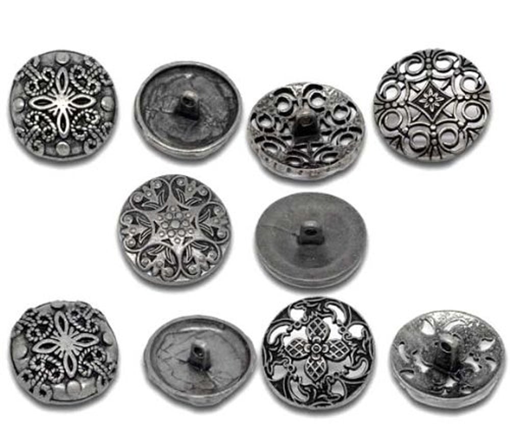 buy silver buttons