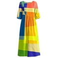thumbnail image 4 of Lady's Relaxed Print Round Neck Dress, 4 of 4
