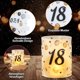 thumbnail image 5 of CMrtew - Paquete de 3 pantallas para velas de los deseos, portavelas de té con texto en inglés "Happy Birthday", de plástico blanco a granel con patrón de globos, decoraciones de mesa para fiestas de, 5 of 8