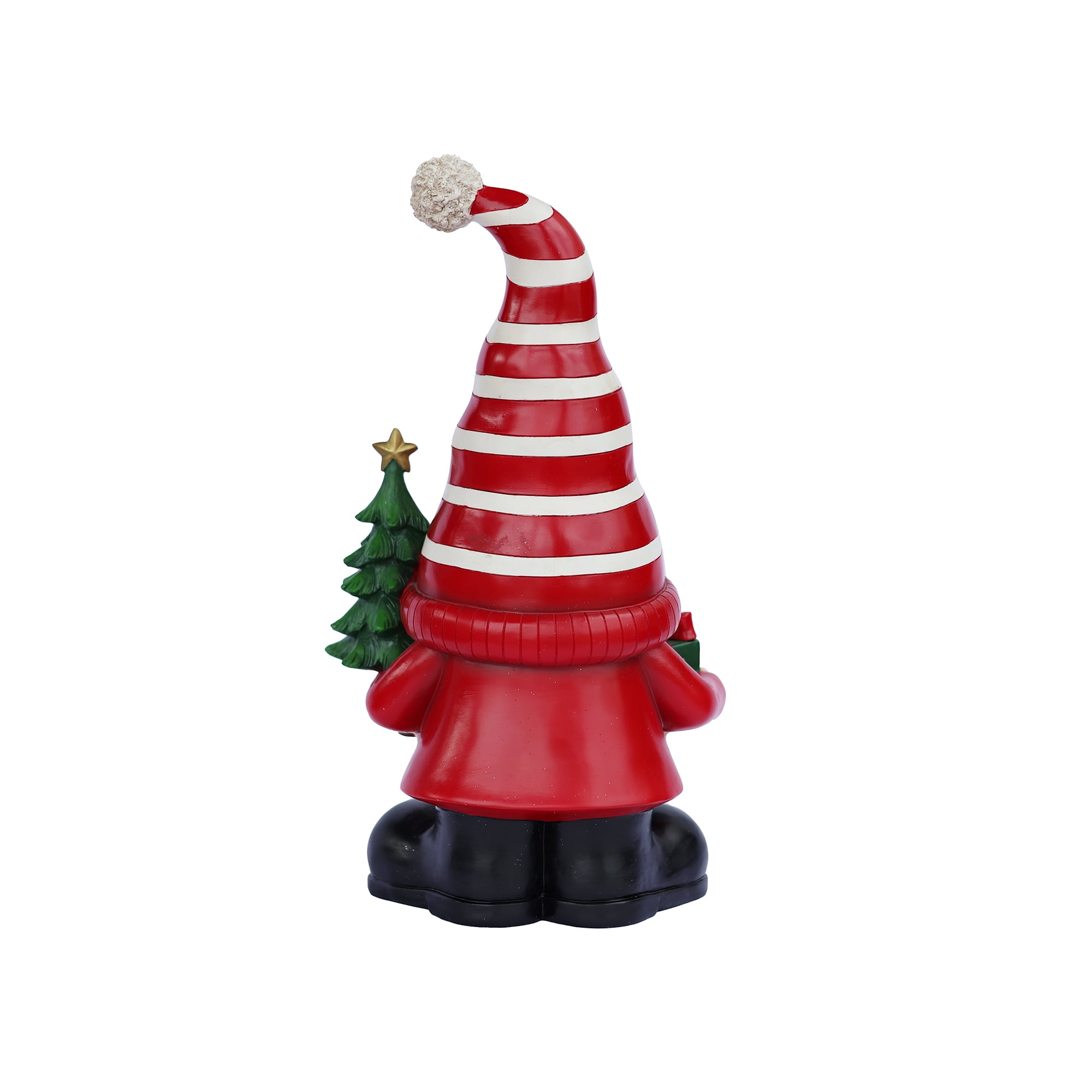 Santa Holding Christmas Tree Lighted Christmas Decor Battery Operated Indoor Use Only