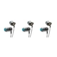 thumbnail image 2 of jesticaly In-ear Earphone Universal Simple Clear Cellphone Noise Isolating 3.5mm Wired Headset Accessories Audio Fitting 1.2m 3Set, 2 of 6
