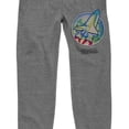 thumbnail image 6 of NASA Spaceship Logo Men's Athletic Gray Graphic Sweatpants-XL, 6 of 7