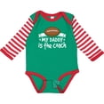 thumbnail image 3 of Inktastic Football My Daddy is the Coach Boys or Girls Long Sleeve Baby Bodysuit, 3 of 5