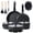 Black 19pcs, variant on Gipp 9pcs Ceramic Cookware Sets, Pots and Pans Set Non Stick with Removable Handle, Oven & Dishwasher Safe,Camping Cookware