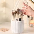 thumbnail image 7 of Makeup Brush Holder with Lid 360° Spinning, Makeup Brush Organizer, Vanity Organizer, Cosmetic Organizer (Black), 7 of 7