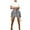 Grey, variant on Women's Tennis Skirts Summer Women Fashion Cargo Skirt High Split Button Ripped Skirts With Pockets Multicolor S