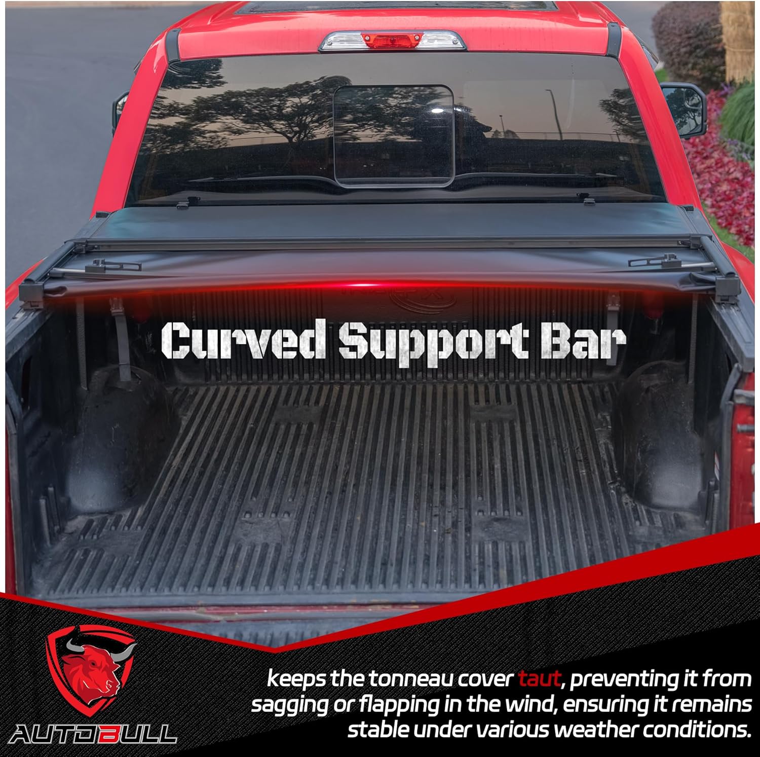 WHALEMOTOR 5.2ft Soft Tri Fold Tonneau Cover Compatible with 2015-2026 Chevy Colorado & GMC Canyon, Truck Bed (61.7") Vinly Top Alloy Steel Structure