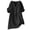 Black, variant on Long Sleeve T Shirts for Women Button Down Blouse Plus Sizes Tunic Shirts Low Cut Loose Fit Oversized Soft Fashion Summer Tops Black XXL