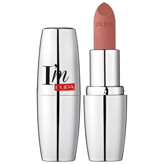 PUPA Milano I'm Matt Pure Color Lipstick, 014 Peachy Nude, 0.123 oz