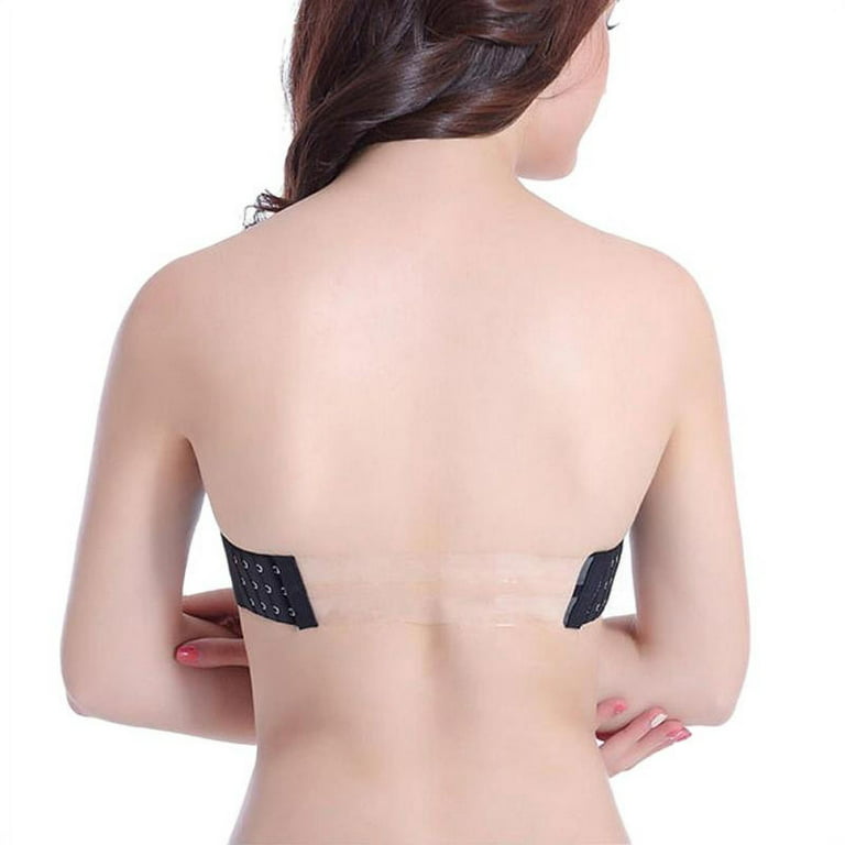 Women's Plus Size Seamless Wireless Invisible Strapless Bra 