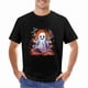 thumbnail image 2 of Cute Halloween Ghost T-shirt Short Sleeve Unisex Ghost Retro Graffiti Tee Top, 2 of 4