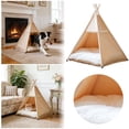 thumbnail image 1 of Decoration Portable Indoor Outdoor Play Tent With Removable Mat For Cats Small Animals Comfortable Breathable Shelter, 1 of 4