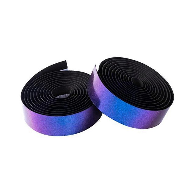 Bike Handlebar Tape Reflective High Viscosity Non- Bicycle Bar Tape Road Bike, Gradient Blue Banmo