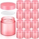 thumbnail image 1 of Frascos de vidrio Norme de 4 oz/120 ml con tapas a prueba de fugas, 12 unidades, rosas, 1 of 7